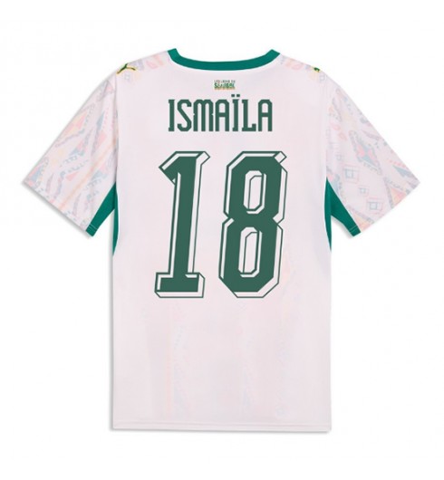 Senegal Ismaila Sarr #18 Kotipaita MM-kisat 2026 Lyhythihainen Senegal Ismaila Sarr #18 Kotipaita MM-kisat 2026 Lyhythihainen